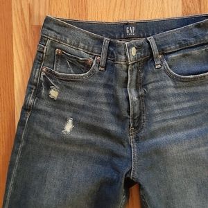 Gap straight high rise jeans